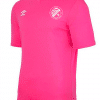 Camiseta Umbro rosa delantera