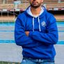 Sudadera Urban Hombre Azul con Capucha