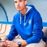 Sudadera Urban Hombre Azul con Capucha
