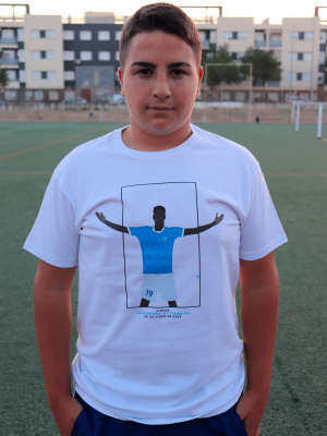 Camiseta Cheikh blanca