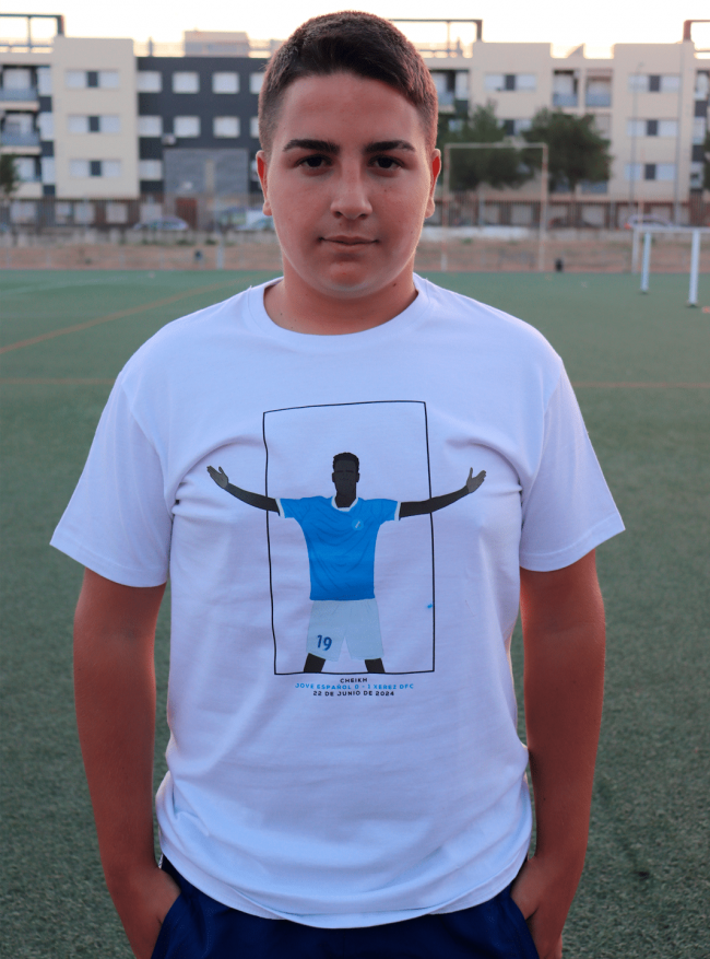 Camiseta Cheikh blanca