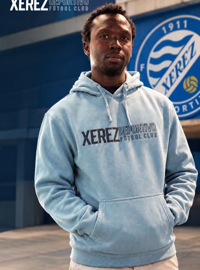 SUDADERA CON CAPUCHA XEREZ DEPORTIVO FC